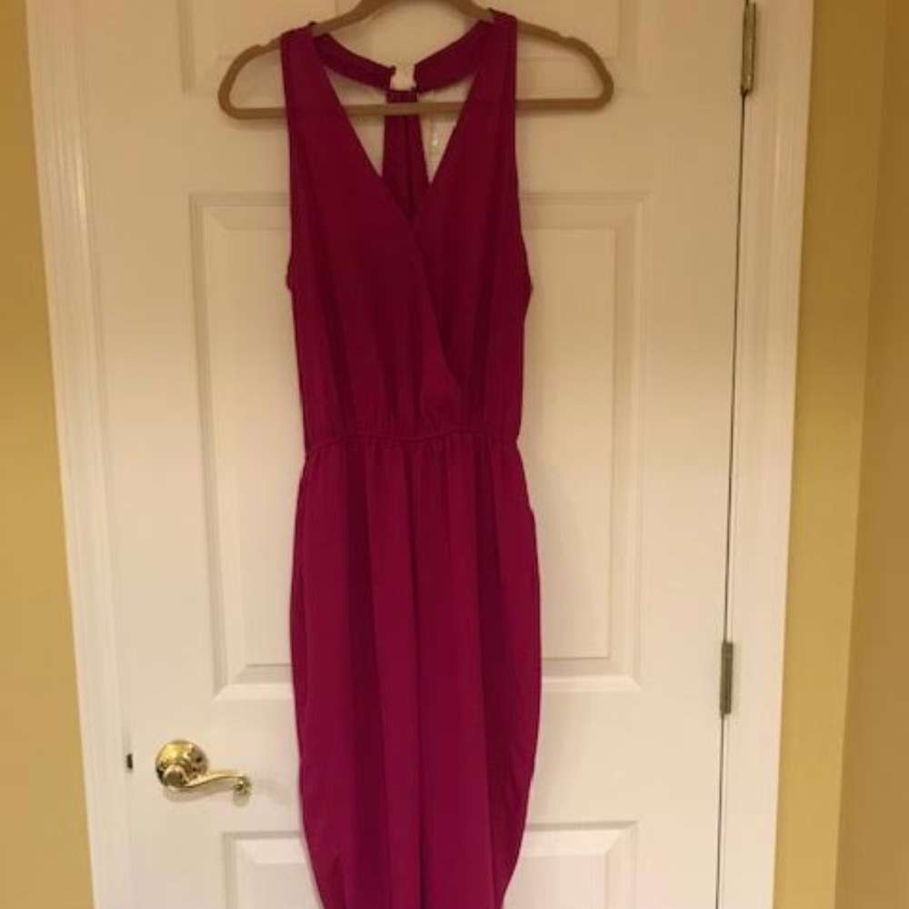 Hot Pink Jumpsuit - Picture 1 of 3